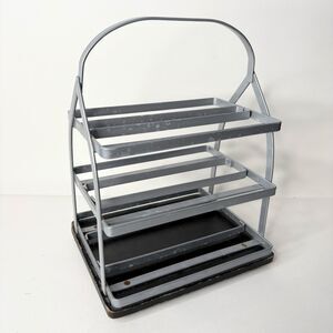 M Kamenstein Inc Spice Rack Rotating Rustic Farmhouse Metal